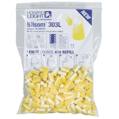 Ausu aizbāžņi HONEYWELL Bilsom 303L, 200 pāri
