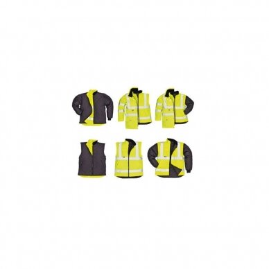 Augstas redzamības PORTWEST S427 jaka 7 vienā 2 Augstas redzamības PORTWEST S427 jaka 7 vienā 2