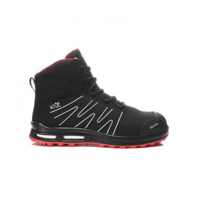 ELTEN ENNO XXT Pro Mid ESD S3S apavi, melni/sarkani 1
