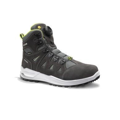 Apavi ELTEN Riley XXF Boa GTX Mid ESD O2 WR CI, pelēki Apavi ELTEN Riley XXF Boa GTX Mid ESD O2 WR CI, pelēki