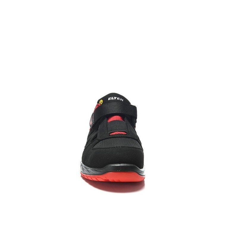 Apavi ELTEN Lonny W red Easy S1P ESD, melni/sarkani 2