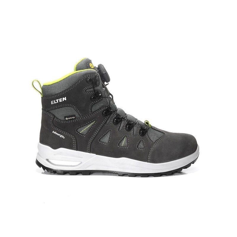 Apavi ELTEN Riley XXF Boa GTX Mid ESD O2 WR CI, pelēki 1 Apavi ELTEN Riley XXF Boa GTX Mid ESD O2 WR CI, pelēki 1