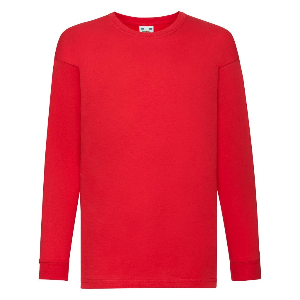 Bērnu T-krekls Fruit of the Loom Valueweight ar garām piedurknēm 185.01 23 Bērnu T-krekls Fruit of the Loom Valueweight ar garām piedurknēm 185.01 23