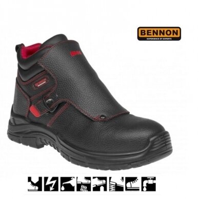 Suvirintojų batai Bennon Welder S3 SRC HRO Suvirintojų batai Bennon Welder S3 SRC HRO