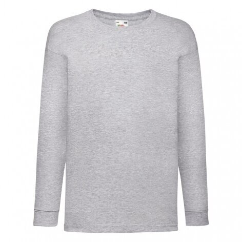 Bērnu T-krekls Fruit of the Loom Valueweight ar garām piedurknēm 185.01 5 Bērnu T-krekls Fruit of the Loom Valueweight ar garām piedurknēm 185.01 5