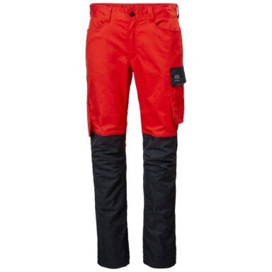 Kelnės HELLY HANSEN Manchester Work Pant, raudonos Kelnės HELLY HANSEN Manchester Work Pant, raudonos