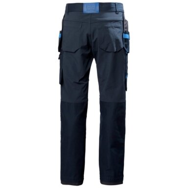 Kelnės HELLY HANSEN Oxford 4X Cons Pant, juodos/mėlynos Kelnės HELLY HANSEN Oxford 4X Cons Pant, juodos/mėlynos