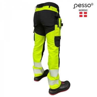 Kelnės Pesso KD135G HI-VIS Uranus, geltonos Kelnės Pesso KD135G HI-VIS Uranus, geltonos
