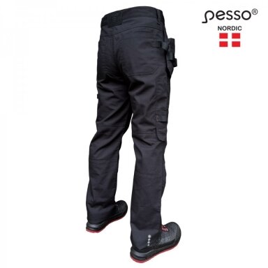 Kelnės Pesso Ripstop Pro KD115B, juodos Kelnės Pesso Ripstop Pro KD115B, juodos