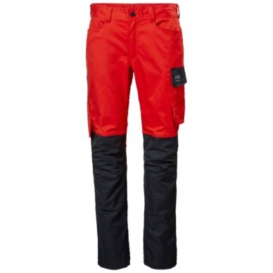 Bikses HELLY HANSEN Manchester Work Bikses, sarkanas Bikses HELLY HANSEN Manchester Work Bikses, sarkanas