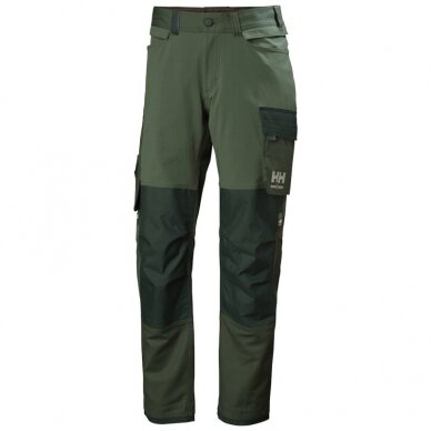 Kelnės HELLY HANSEN Oxford 4X CNCT, žalios Kelnės HELLY HANSEN Oxford 4X CNCT, žalios