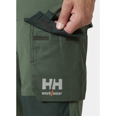 Kelnės HELLY HANSEN Oxford 4X CNCT, žalios 4 Kelnės HELLY HANSEN Oxford 4X CNCT, žalios 4
