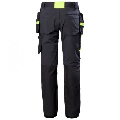 Kelnės HELLY HANSEN Oxford 4X Cons Pant, pilka/juoda 1 Kelnės HELLY HANSEN Oxford 4X Cons Pant, pilka/juoda 1