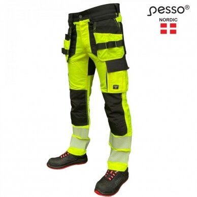 Bikses Pesso KD135G HI-VIS Uranus, dzeltenas