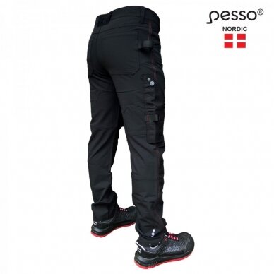 Bikses Pesso Mercury KD145B stretch, melnas 1 Bikses Pesso Mercury KD145B stretch, melnas 1