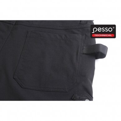 Bikses Pesso Mercury KD145B stretch, melnas 7 Bikses Pesso Mercury KD145B stretch, melnas 7