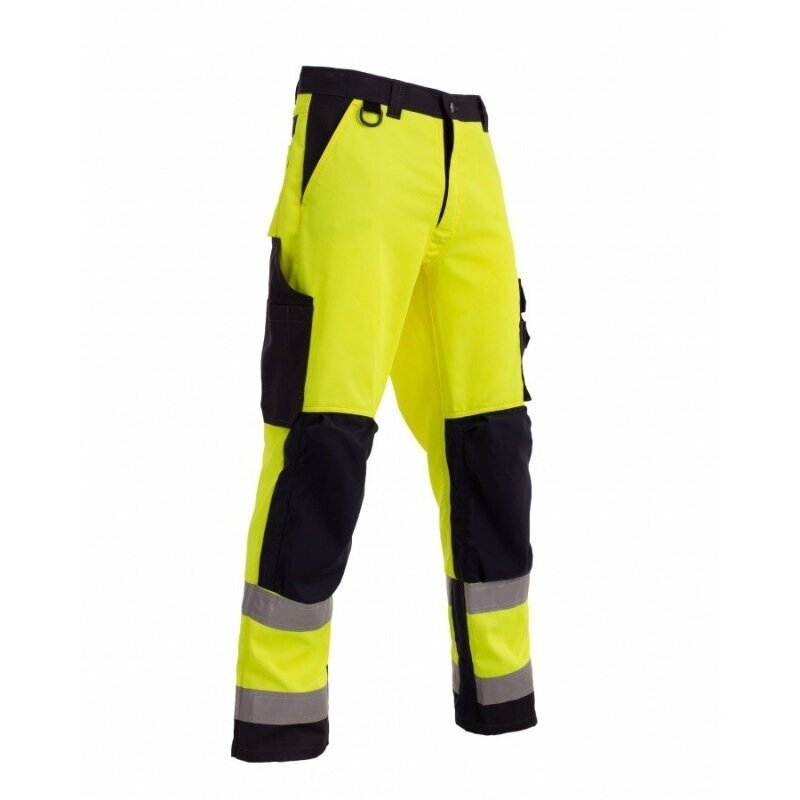 Bikses DHV augstas redzamības dzeltenā/zilā krāsā 1