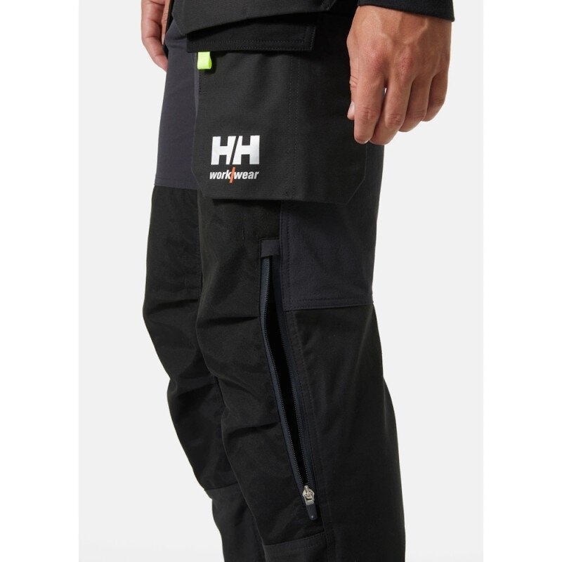 Kelnės HELLY HANSEN Oxford 4X Cons Pant, pilka/juoda 4 Kelnės HELLY HANSEN Oxford 4X Cons Pant, pilka/juoda 4