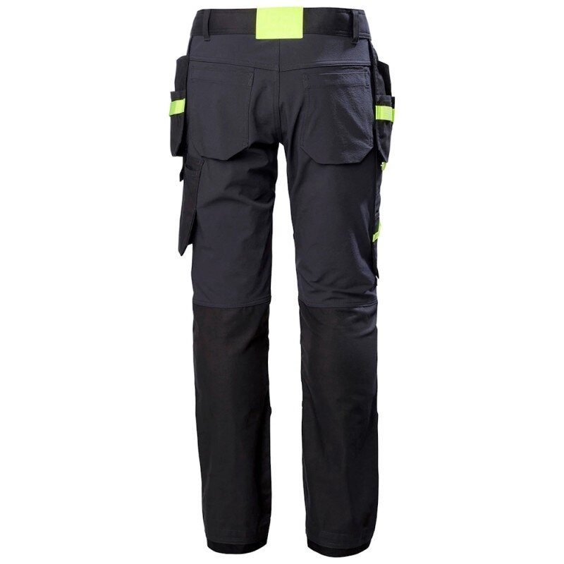 Kelnės HELLY HANSEN Oxford 4X Cons Pant, pilka/juoda 1 Kelnės HELLY HANSEN Oxford 4X Cons Pant, pilka/juoda 1