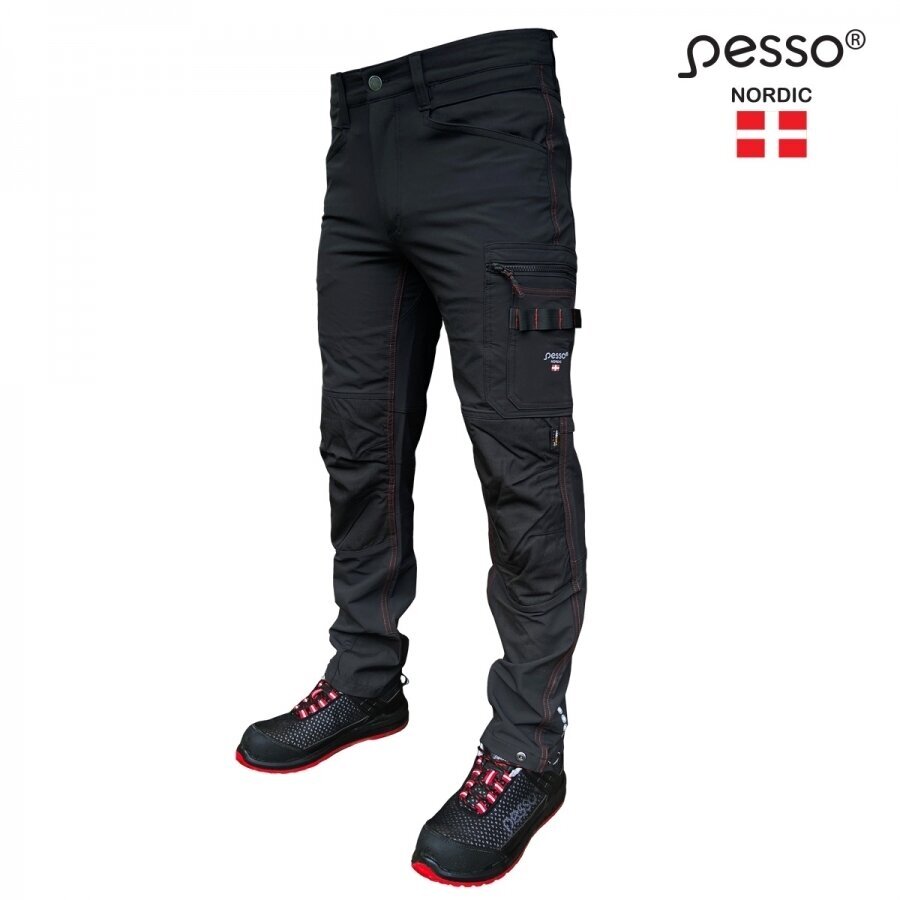Bikses Pesso Mercury KD145B stretch, melnas Bikses Pesso Mercury KD145B stretch, melnas