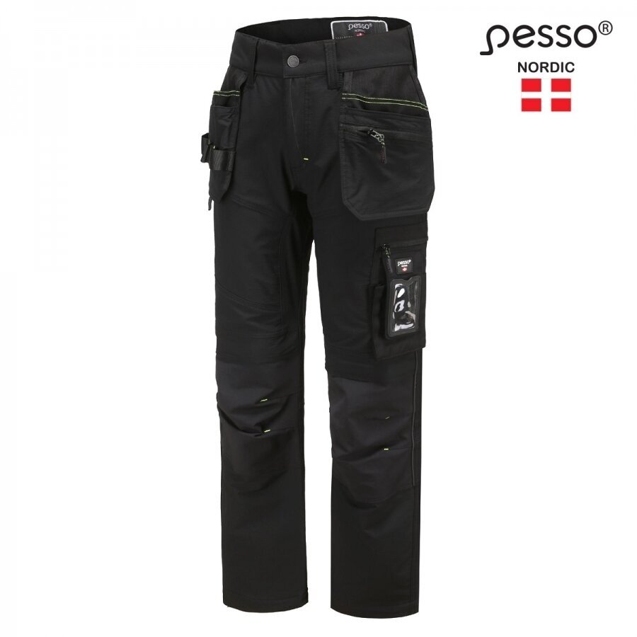 Kelnės Pesso Taurus Flex Pro 165B stretch, juodos 2 Kelnės Pesso Taurus Flex Pro 165B stretch, juodos 2