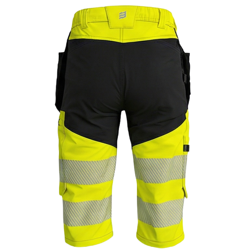 BoSafety MASHUP PLUS augstas redzamības 1. klases pusgarās bikses ar elastīgām detaļām 3 BoSafety MASHUP PLUS augstas redzamības 1. klases pusgarās bikses ar elastīgām detaļām 3