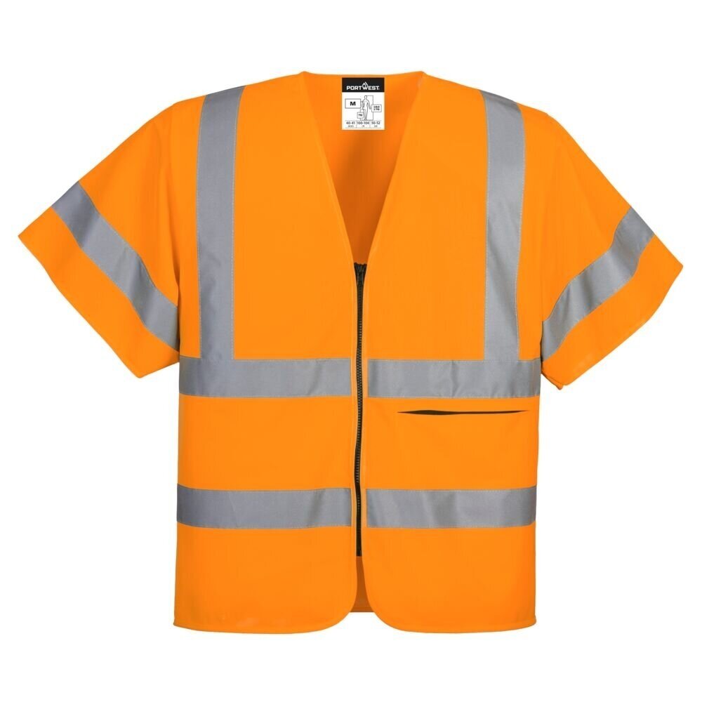 PORTWEST C372 veste ar rāvējslēdzēju un puspiedurknēm 5 PORTWEST C372 veste ar rāvējslēdzēju un puspiedurknēm 5