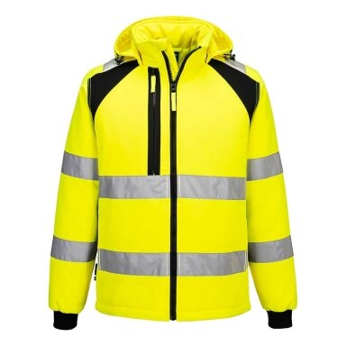 PORTWEST CD809 augstas redzamības izolēta softshell jaka