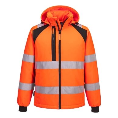 PORTWEST CD809 augstas redzamības izolēta softshell jaka 1