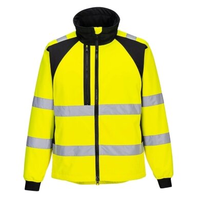 Augstas redzamības softshell darba jaka PORTWEST 2