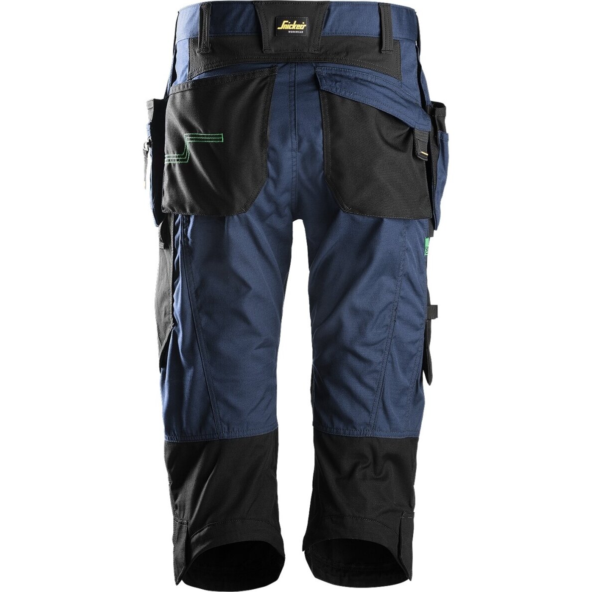 Darba bikses ar iekarināmām kabatām FlexiWork SNICKERS WORKWEAR zilas 1