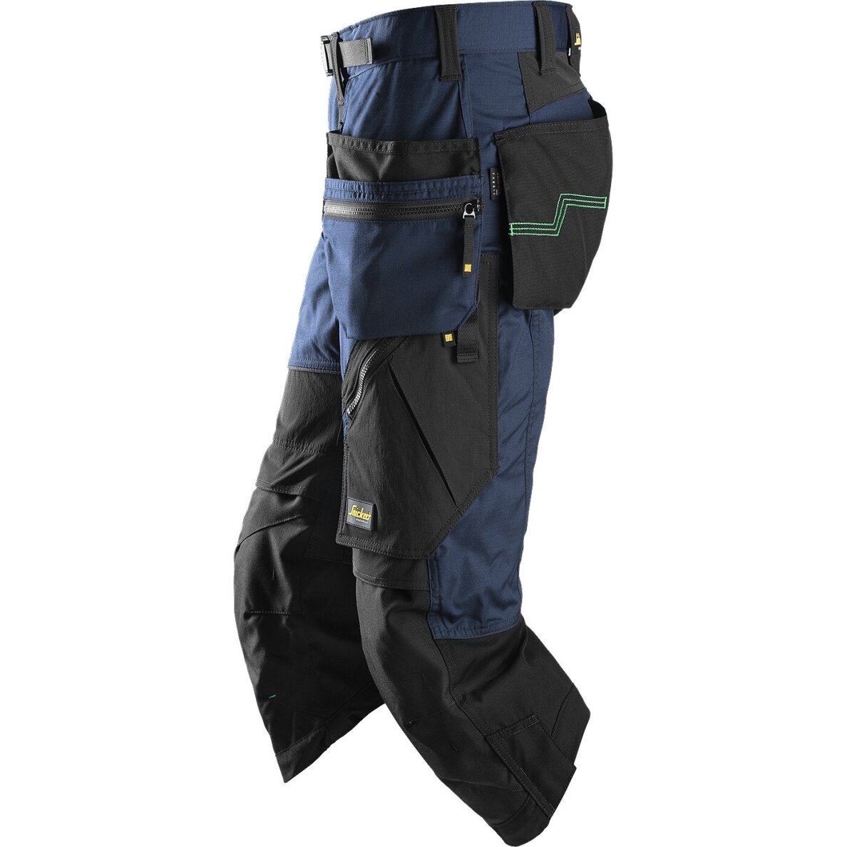 Darba bikses ar iekarināmām kabatām FlexiWork SNICKERS WORKWEAR zilas 3