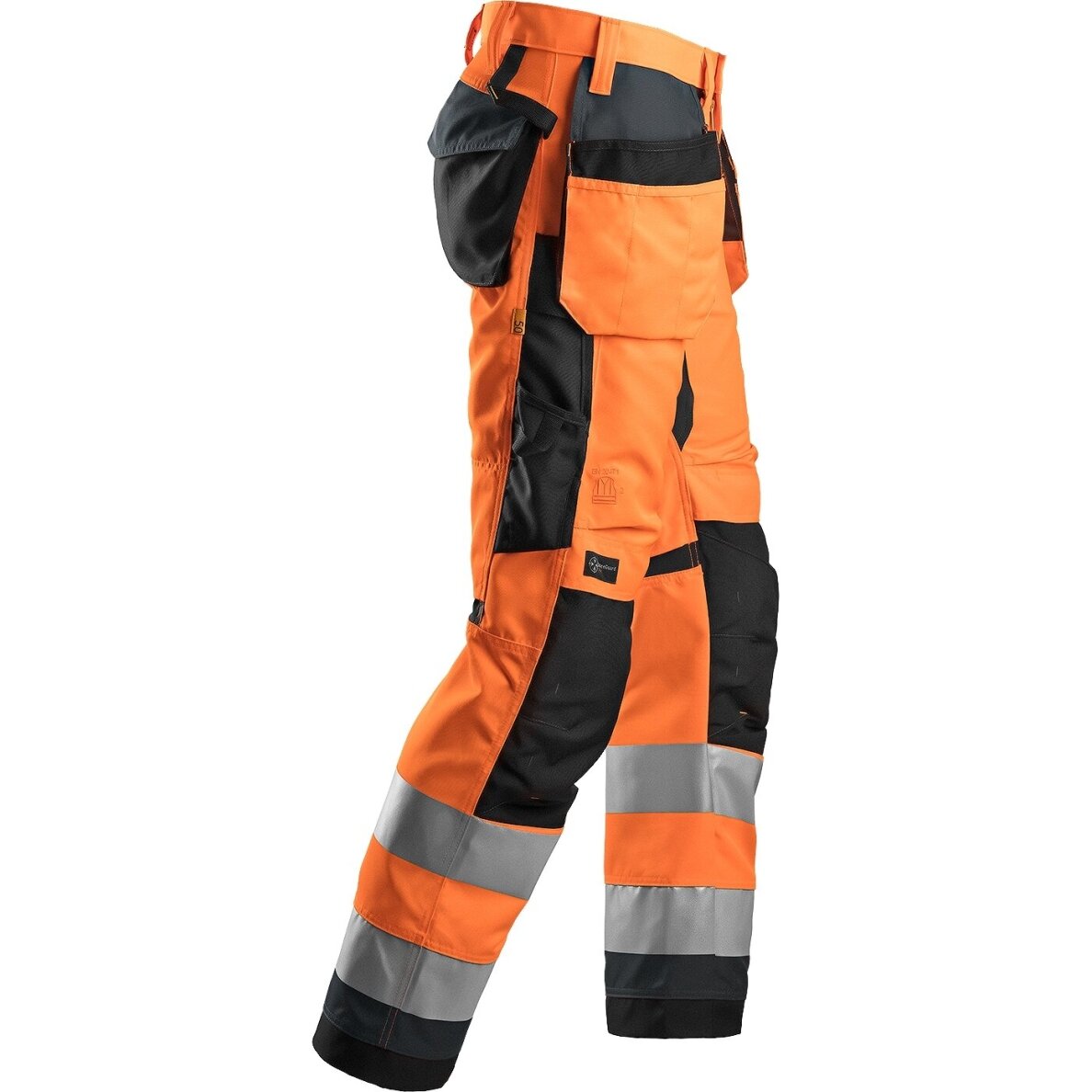Darba bikses ar piekarināmām kabatām AllroundWork Hi-Vis SNICKERS WORKWEAR, 2. klase 2