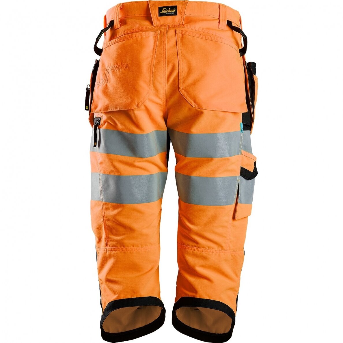 Darba bikses ar piekarināmām kabatām LiteWork Hi-Vis SNICKERS WORKWEAR, 2. klase 1