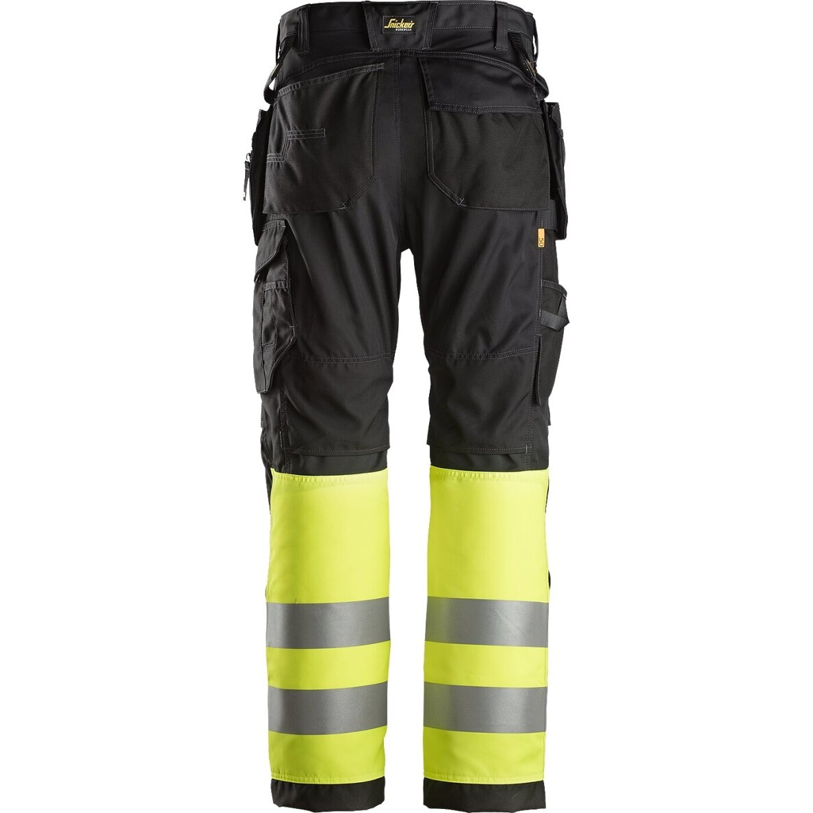 Darba bikses ar piekarināmām kabatām SNICKERS WORKWEAR AllroundWork Hi-Vis 1