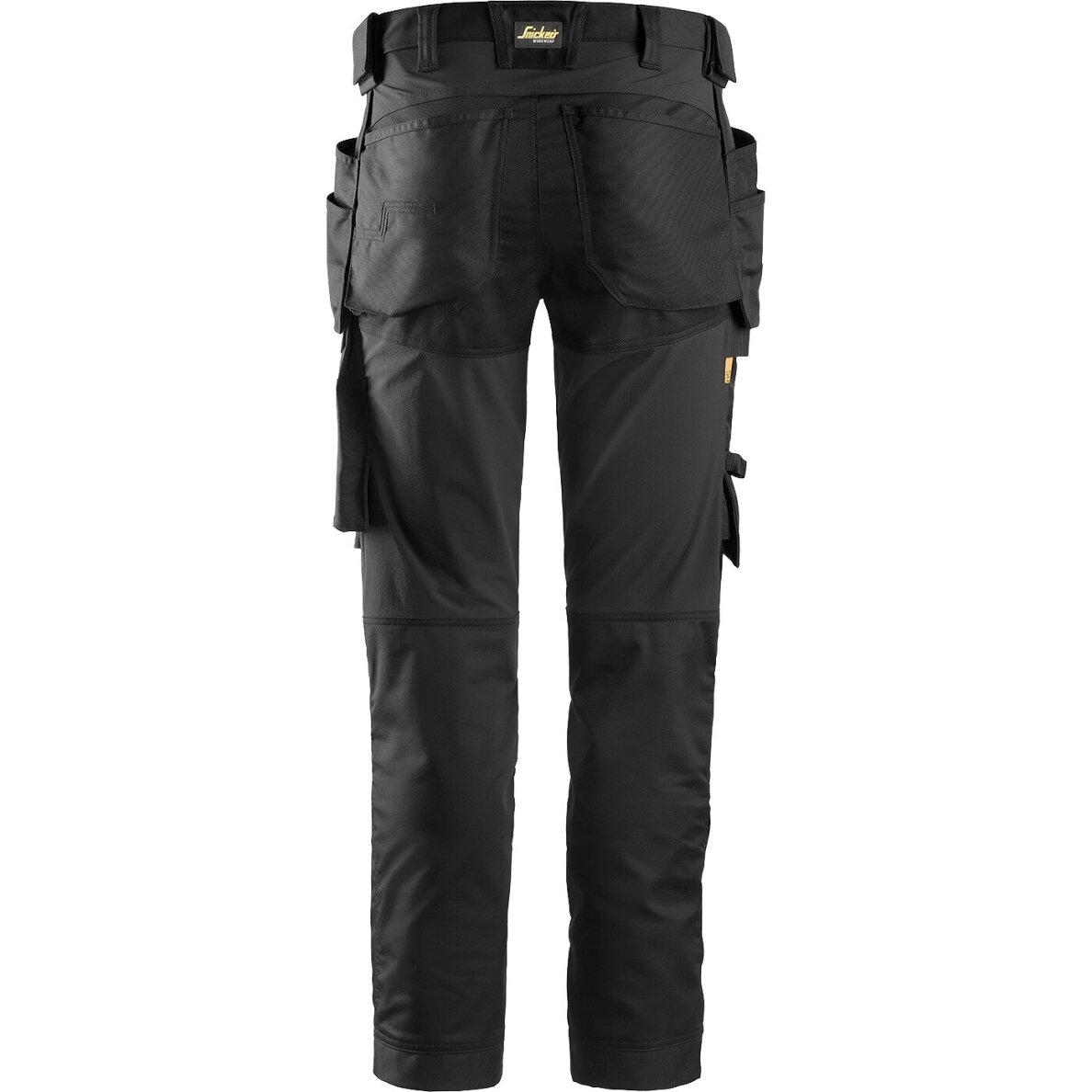 Darba bikses no elastīga auduma ar iekarināmām kabatām SNICKERS WORKWEAR AllroundWork Black 1 Darba bikses no elastīga auduma ar iekarināmām kabatām SNICKERS WORKWEAR AllroundWork Black 1