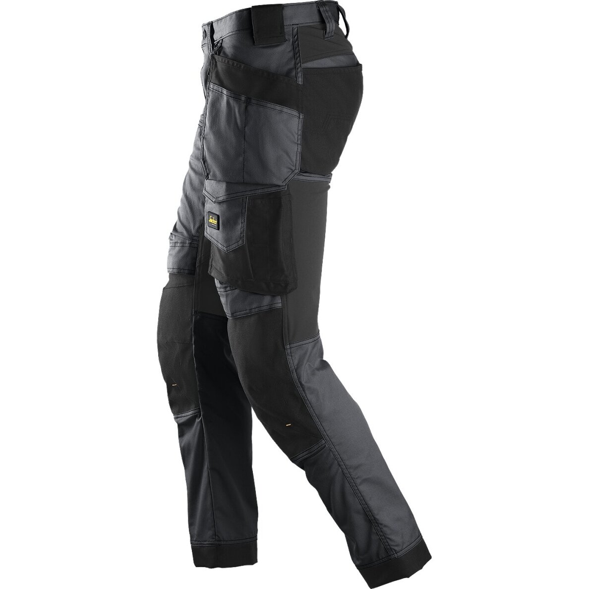 Darba bikses no elastīga auduma ar piekarināmām kabatām SNICKERS WORKWEAR AllroundWork, pelēkas 3