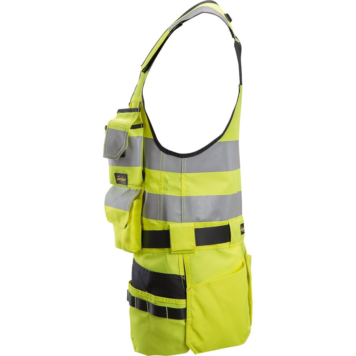 Darba instrumentu veste, 1. klase SNICKERS WORKWEAR AllroundWork Hi-Vis, dzeltena 3 Darba instrumentu veste, 1. klase SNICKERS WORKWEAR AllroundWork Hi-Vis, dzeltena 3