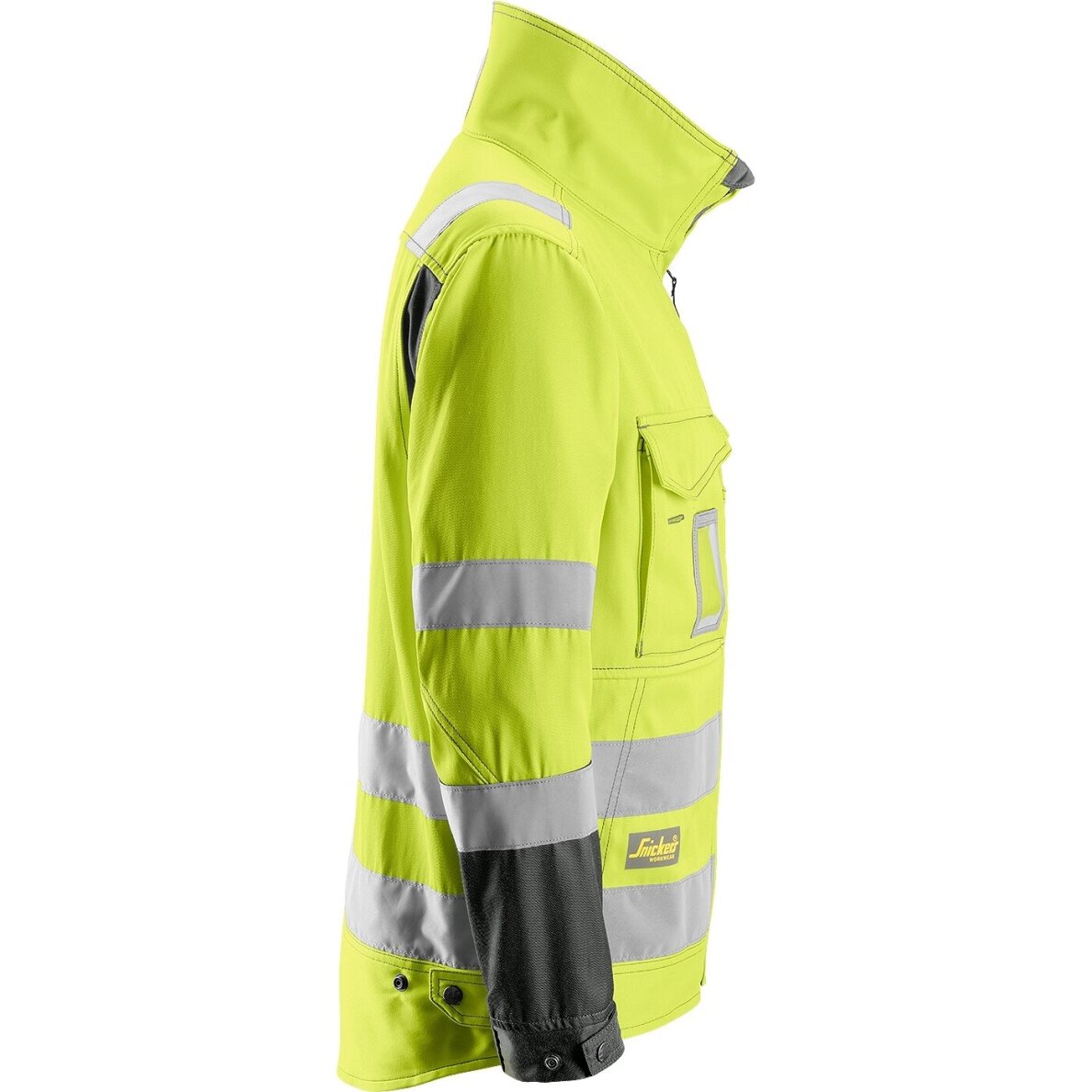 Darba jaka SNICKERS WORKWEAR Hi-Vis, dzeltena 2 Darba jaka SNICKERS WORKWEAR Hi-Vis, dzeltena 2