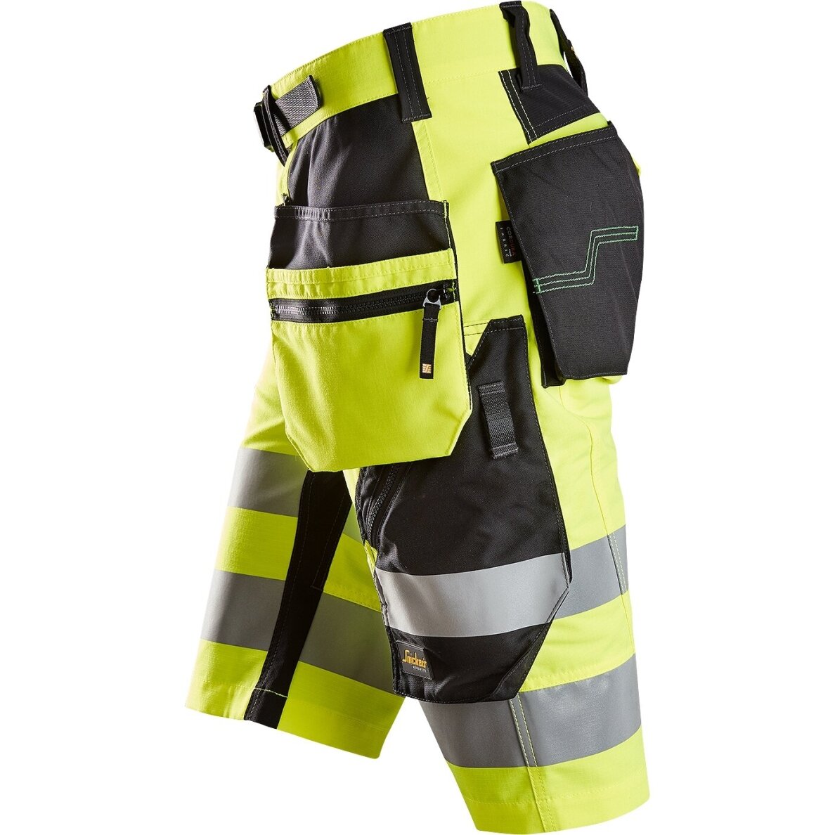 Darba šorti ar piekarināmām kabatām FlexiWork Hi-Vis SNICKERS WORKWEAR, 1. klase 3