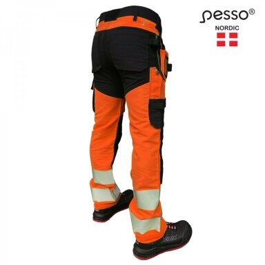 Darbo kelnės Pesso KD135 Uranus, oranžinė Darbo kelnės Pesso KD135 Uranus, oranžinė