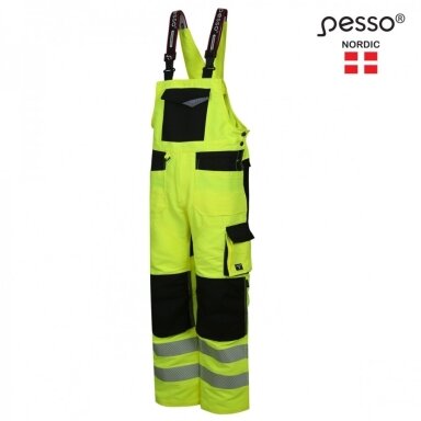 Darbo puskombinezonis Pesso URANUS Flexpro DP135G, HI-VIS geltonas Darbo puskombinezonis Pesso URANUS Flexpro DP135G, HI-VIS geltonas
