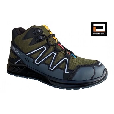 Darba zābaki Pesso BOULDER S3 SRC, zaļi