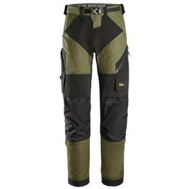 SNICKERS WORKWEAR FlexiWork 6903 darba bikses, haki