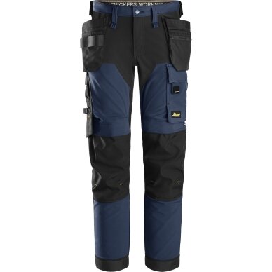 Darba bikses ar iekarināmām kabatām AllroundWork Softshell SNICKERS WORKWEAR Darba bikses ar iekarināmām kabatām AllroundWork Softshell SNICKERS WORKWEAR