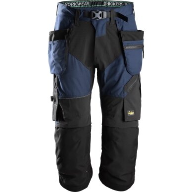 Darba bikses ar iekarināmām kabatām FlexiWork SNICKERS WORKWEAR zilas Darba bikses ar iekarināmām kabatām FlexiWork SNICKERS WORKWEAR zilas
