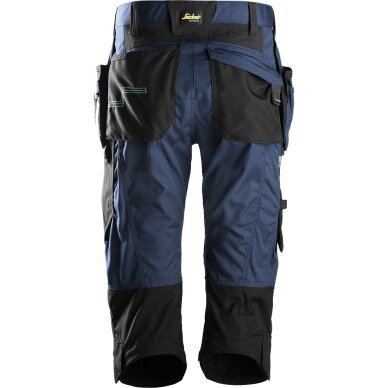 Darba bikses ar iekarināmām kabatām FlexiWork SNICKERS WORKWEAR zilas 1