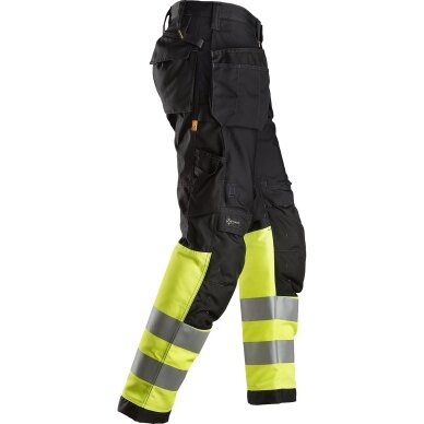 Darba bikses ar piekarināmām kabatām SNICKERS WORKWEAR AllroundWork Hi-Vis 2