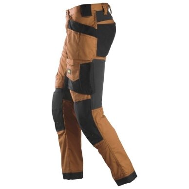 Darba bikses no elastīga auduma, ar iekarināmām kabatām SNICKERS WORKWEAR AllroundWork White 1
