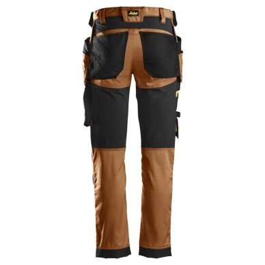 Darba bikses no elastīga auduma, ar iekarināmām kabatām SNICKERS WORKWEAR AllroundWork White 2 Darba bikses no elastīga auduma, ar iekarināmām kabatām SNICKERS WORKWEAR AllroundWork White 2